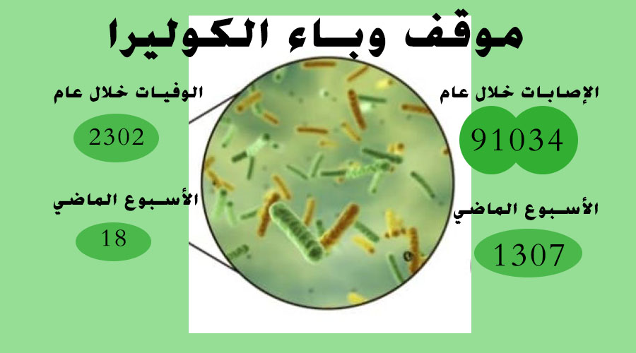 2300 حالة وفاة بالكوليرا في السودان خلال عام