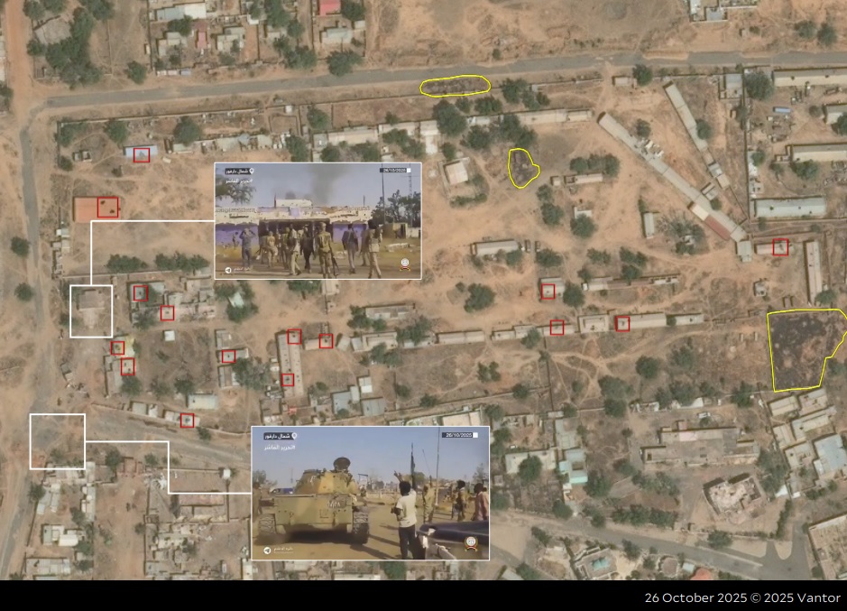 أدلة من الفضاء: ``ييل`` توثق انتهاكات الدعم السريع في الفاشر