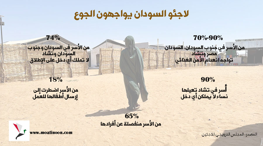 Sudan war refugees pushed into hunger