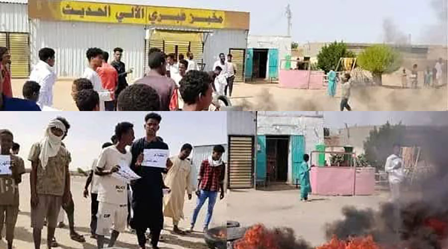 قطوعات الكهرباء تشعل الاحتجاجات بمدينة عبري بالولاية الشمالية