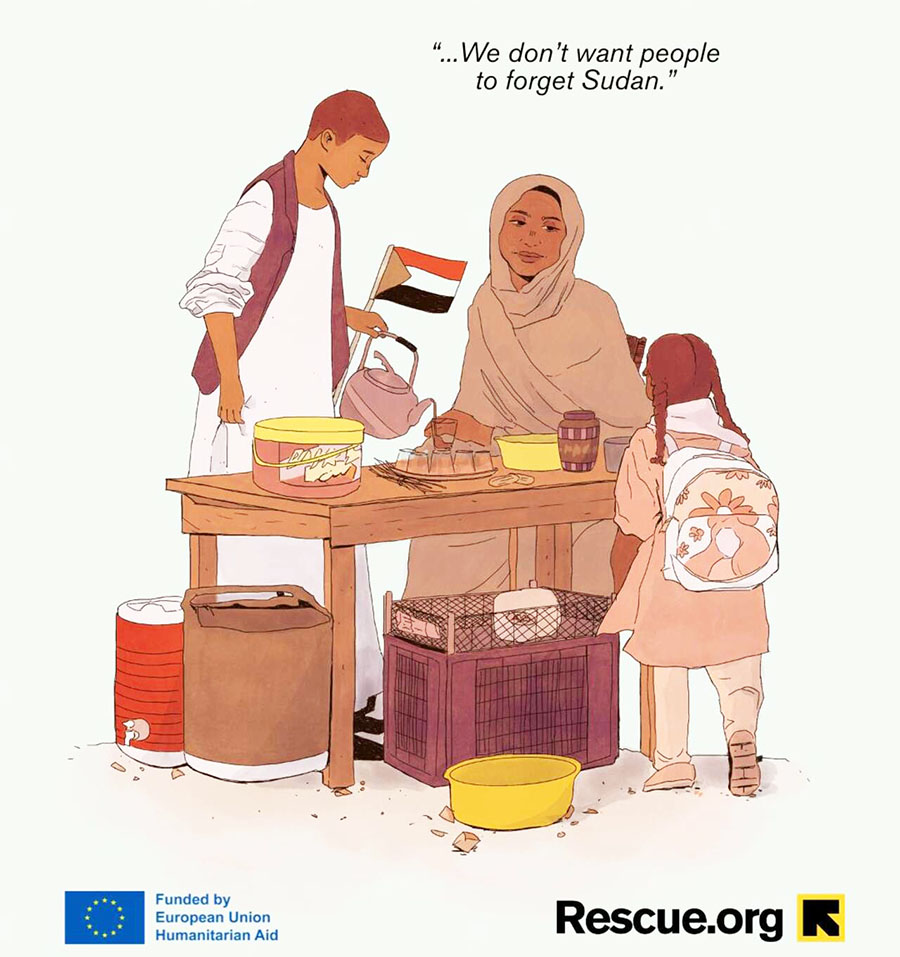 Displaced but determined: Azzas story from Sudan