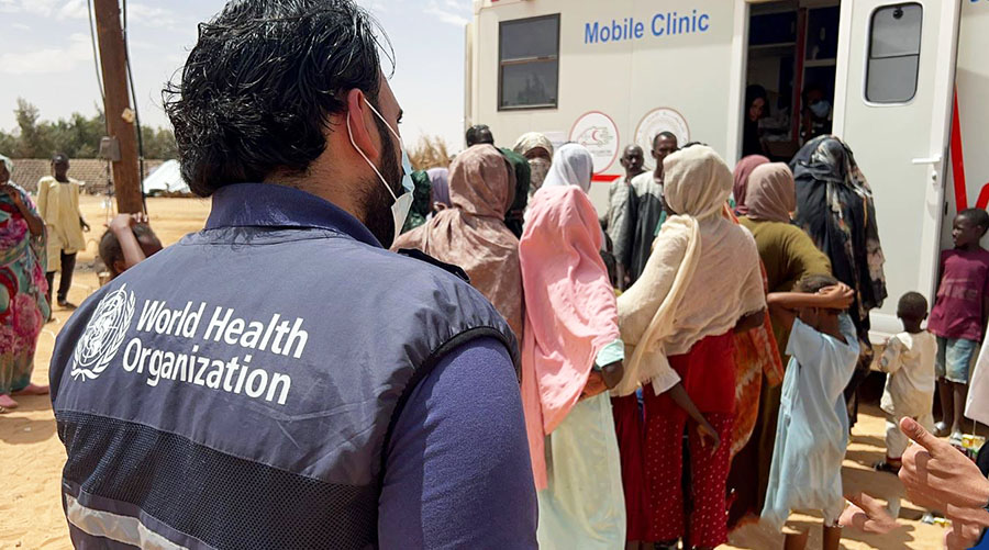 WHO project to support the health of Sudanese refugees in southern Libya